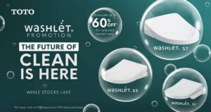 Read TOTO Washlet Promotion: The Future of Clean is Here