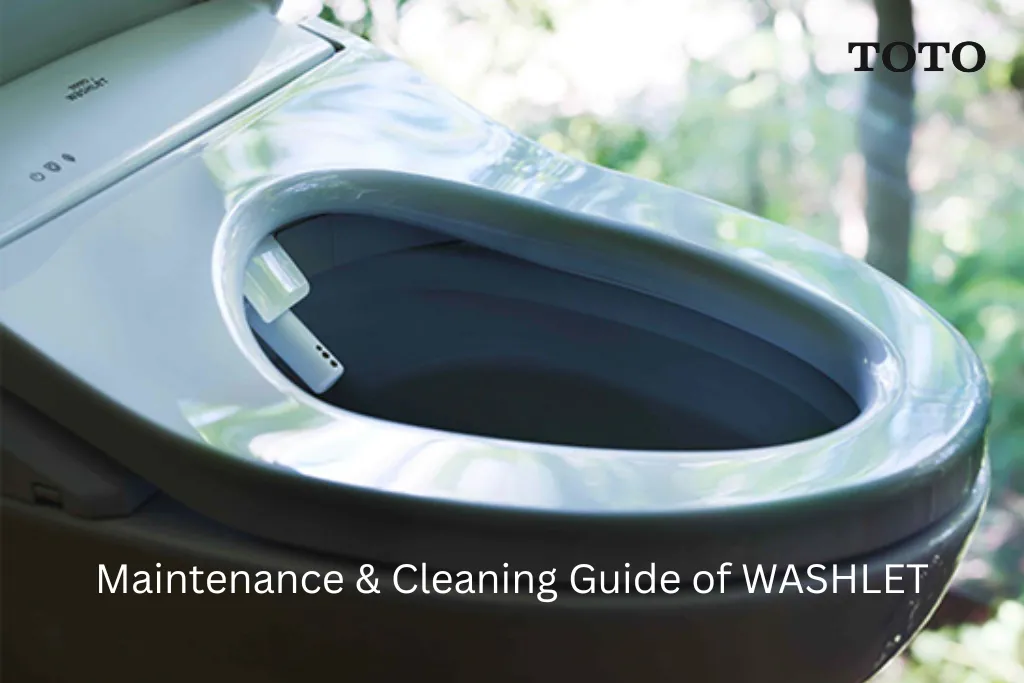 maintenance & cleaning guide of washlet